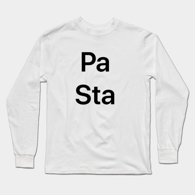 Pasta Long Sleeve T-Shirt by Fraffa